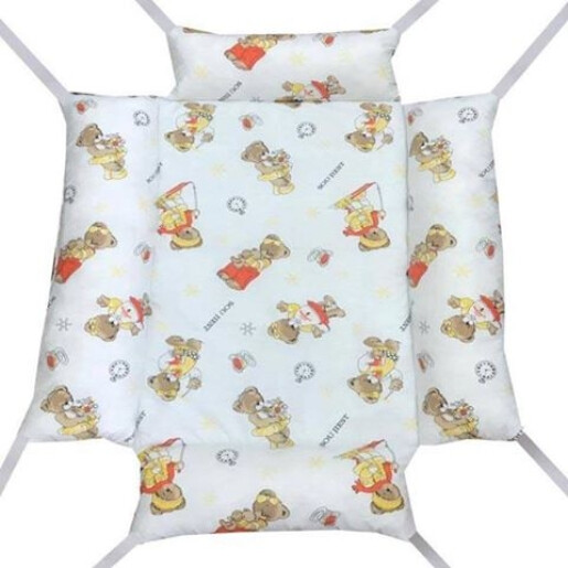 Reductor Personalizat Bebe Nest Deseda Ursuleti la ski pe crem