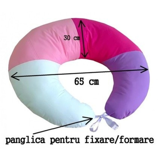 Set primele perne ale bebelusului "Deluxe" - floricele
