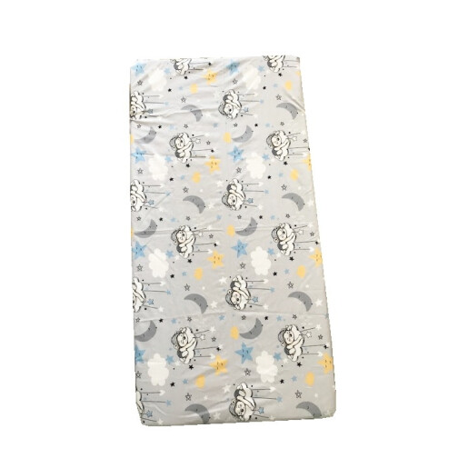 Set 3 piese pat 160x80 cm cu cearsaf paturica si perna Ursuleti adormiti Gri