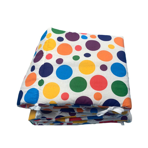 Set aparatori laterale pufoase h35 pat 120x60 cm Buline nazdravane galbene