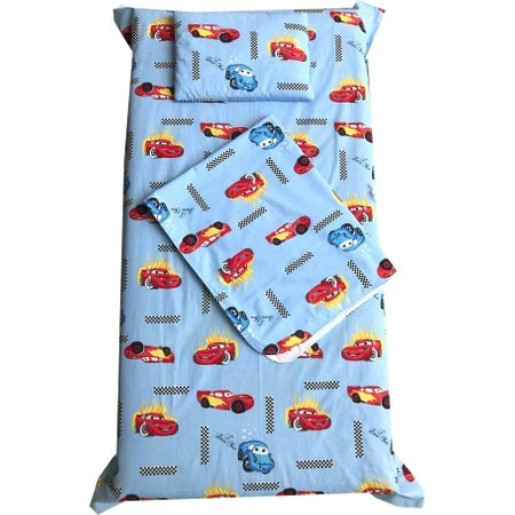 Set Paturica bebe cu Cearsaf si Pernuta pt pat 120x60 cm Cars