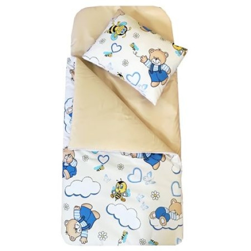 Sac de dormit buzunar de iarna +10 ani Deseda Ursuleti crem