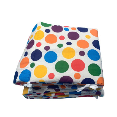 Set aparatori laterale pufoase h35 pat 120x60 cm Buline nazdravane galbene