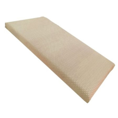 Cearsaf cu elastic pe colt cu imprimeu Buline albe pe crem-140*70 cm