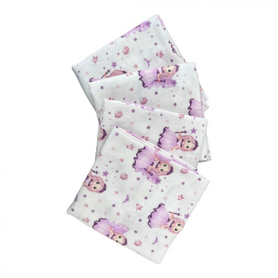Set 4 scutece finet Deseda 70x70cm Deseda Zane mov