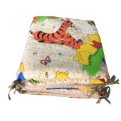 Set 4 aparatori laterale pufoase h39 pat 120x60 cm Aiurila bej