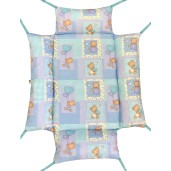 Reductor Personalizat Bebe Nest Deseda Ursi in carouri pe albastru