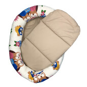 Cuib baby nest bebelusi forma ovala Bufnite cu maro