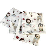 Set 4 scutece finet Deseda 70x70cm Deseda Căprioare