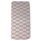 Set 3 piese pat 160x80 cm cu cearsaf paturica si perna Norisori zambareti roz