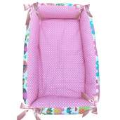 Reductor Bebe Bed Nest cu paturica si pernuta antiplagiocefalie Deseda Elefantei