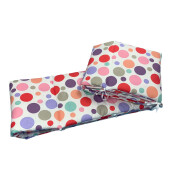 Set aparatori laterale pufoase h35 pat 120x60 cm Buline nazdravane roz