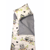 Sac de dormit buzunar de iarna peste 10 ani Deseda Bufnite gri