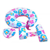 Set primele perne ale bebelusului "Deluxe" - floricele