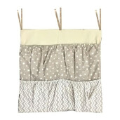 Buzunar organizator patut bebe 60x60 cm Deseda Vernil bej