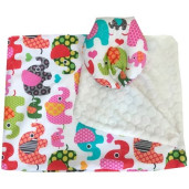 Reductor Personalizat Bebe Bed Nest cu paturica si pernuta antiplagiocefalie Deseda Elefantei